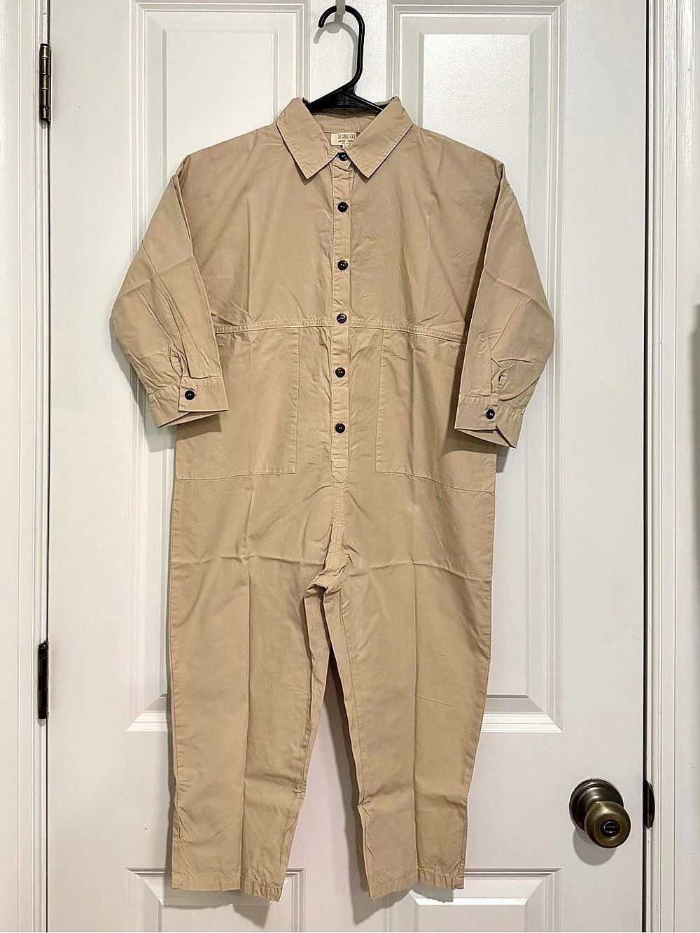 The Simple Folk Boiler Suit Ecru 5/6Y NWT 100% Cotton